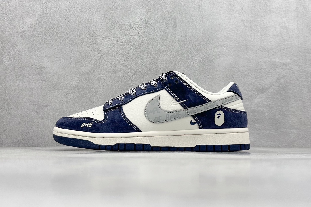 Nike SB Dunk Low x BAPE 白蓝双小钩满天星 XY1688-008