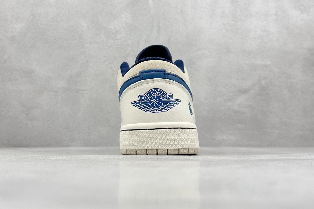 Air Jordan 1 Retro Low x Stussy 米棕蓝小钩满天星 SJ9950-027