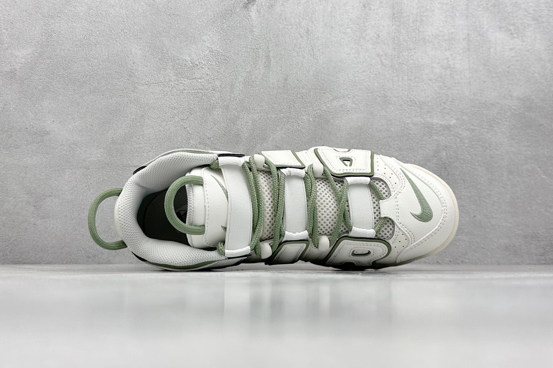 PP版 Air More Uptempo 白绿 代表着历史最高版本皮蓬 FQ8211-100