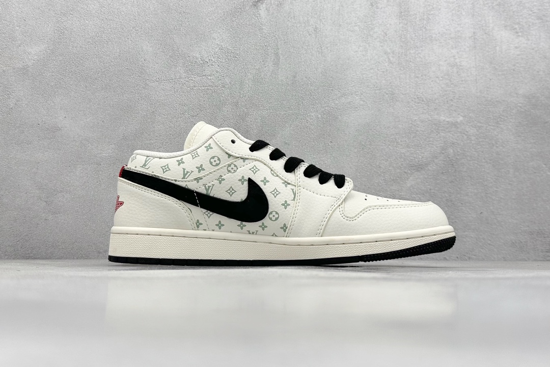 Air Jordan 1 Retro Low x Louis Vuitton 白黑 WG8850-009