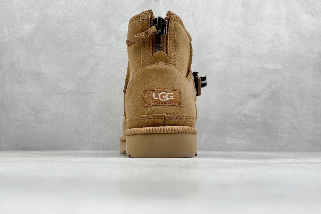 Z纯原 UGG 新奇系列 可调节束带快扣款 冬季情侣款系带中筒雪地靴 1135013