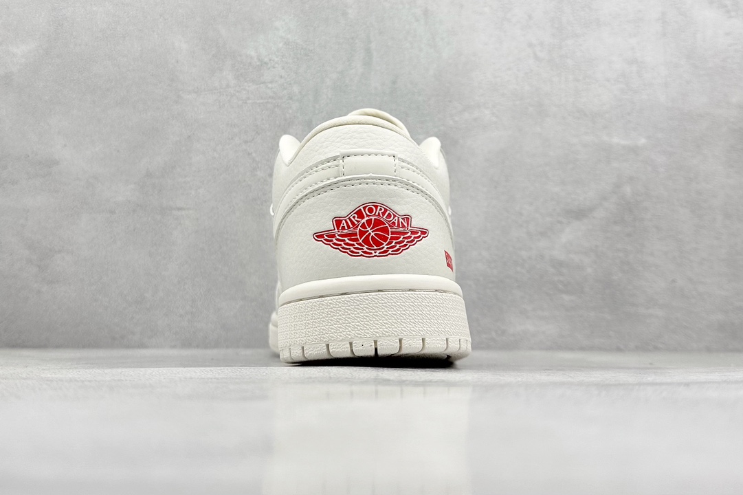 Air Jordan 1 Retro Low x Supreme 米白  WG8850-002