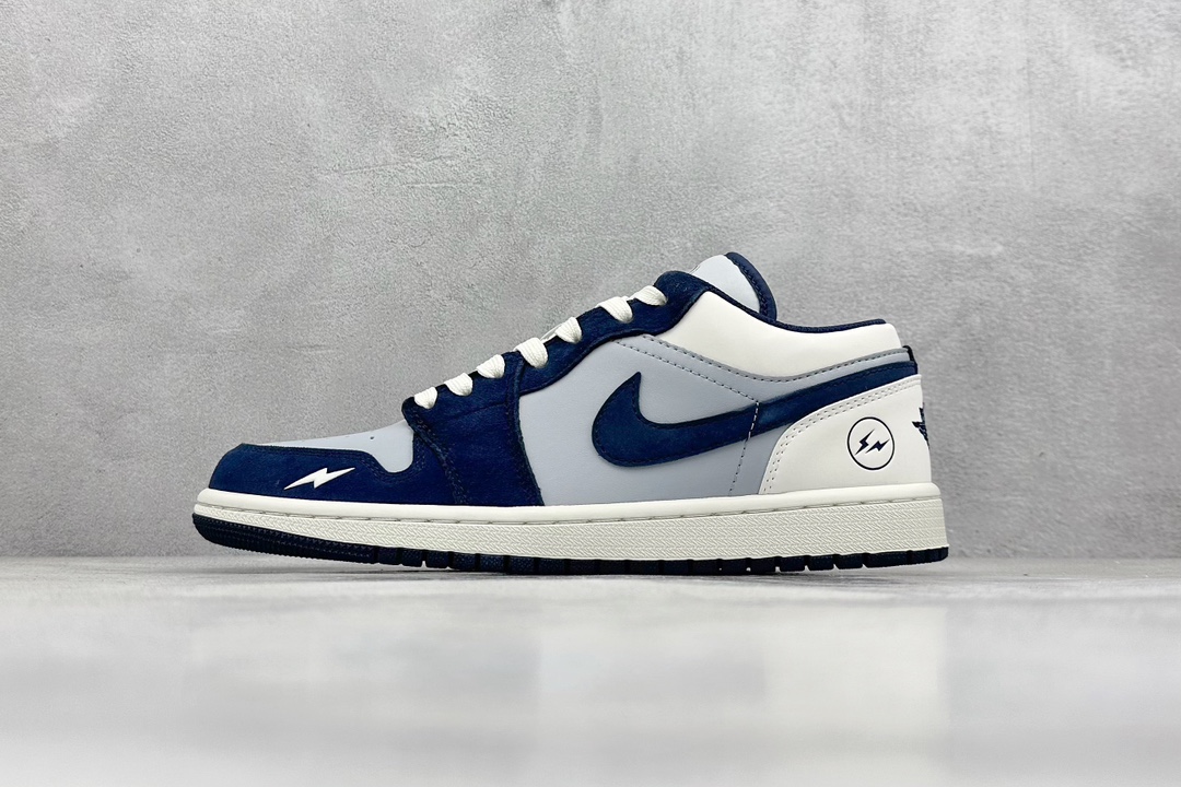 Air Jorda 1 Retro Low x Fragment Design 藤原浩 米蓝  DC2024-026