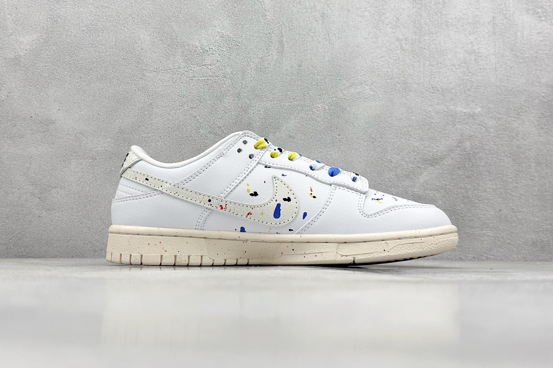 Nk SB Dunk Low 古驰联名-喷墨白勾 周年高端定制 低帮休闲板鞋   FC2025-305