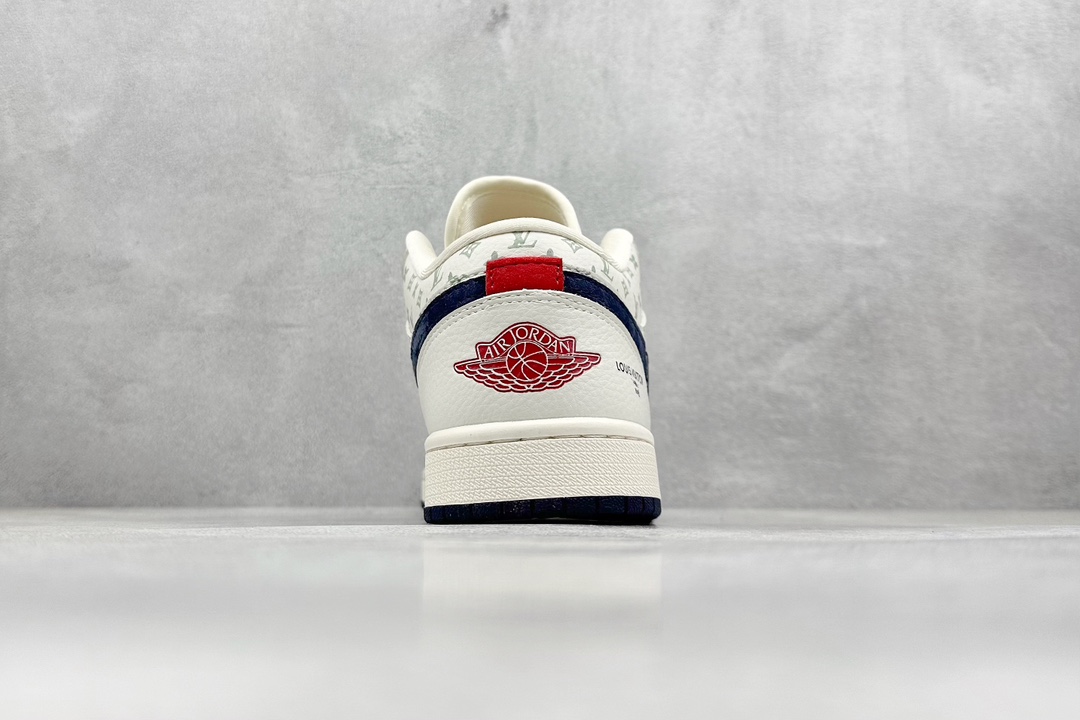 Air Jordan 1 Retro Low x Louis Vuitton 白蓝红  WG8850-001