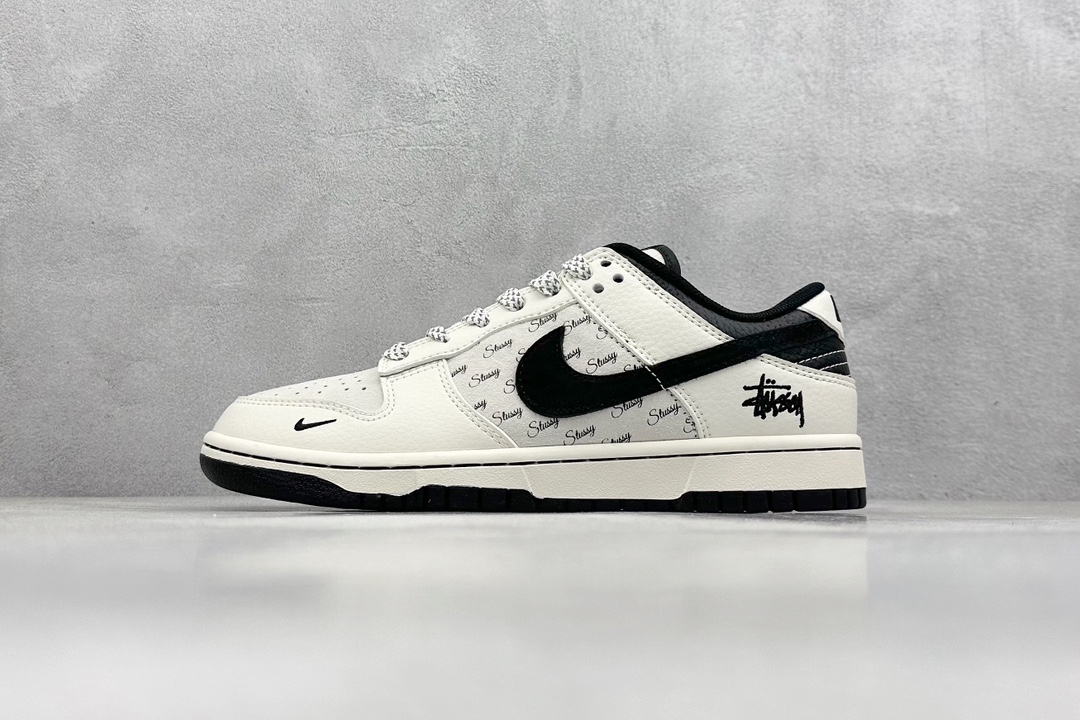 Nike SB Dunk Low x Stussy 米黑小钩满天星  XY1688-016