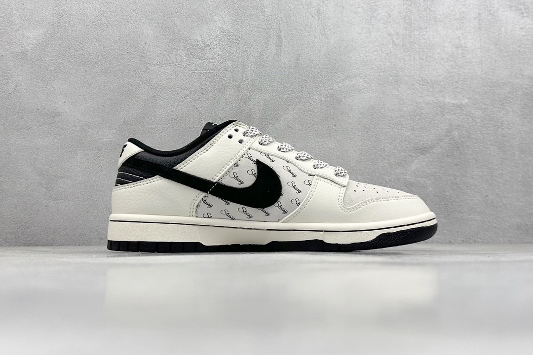 Nike SB Dunk Low x Stussy 米黑小钩满天星  XY1688-016