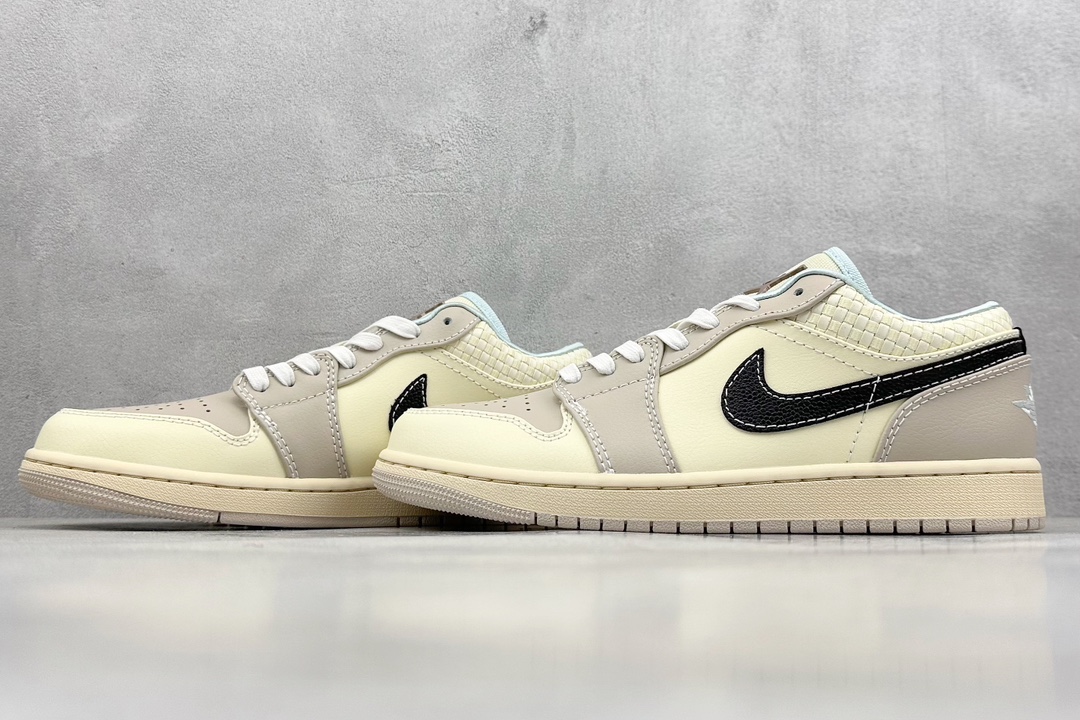 Dt纯原 Air Jordan 1 Retro Low ”Sanddrift” 米棕色  HQ3440-101