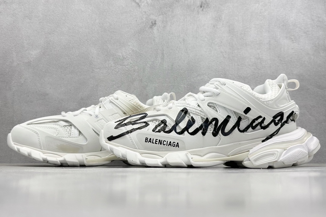 OK版 Balenciaga Sneaker Tess s.Gomma 巴黎3.0 三代户外网面概念鞋