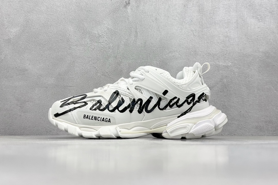 OK版 Balenciaga Sneaker Tess s.Gomma 巴黎3.0 三代户外网面概念鞋