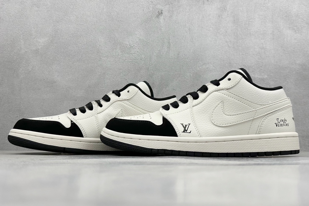 Air Jordan 1 Retro Low x Louis Vuitton 白黑  WG8850-006