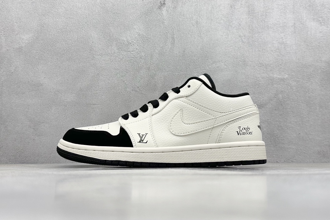 Air Jordan 1 Retro Low x Louis Vuitton 白黑  WG8850-006