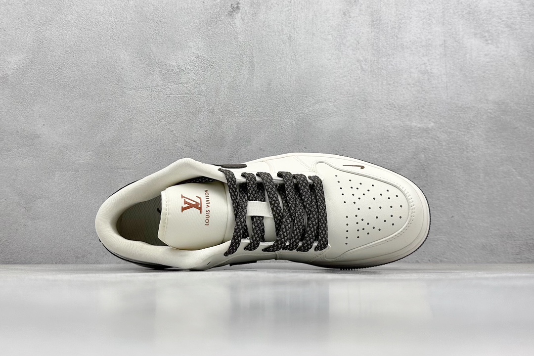 Air Jordan 1 Retro Low x Louis Vuitton 白棕满天星 WG8850-004