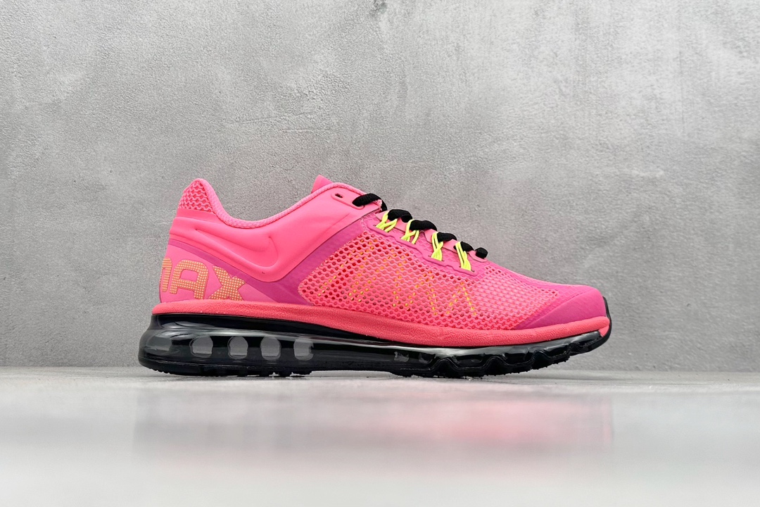 YH NIKE Air Max 2013 耐克复古透气网布 全掌气垫 缓震跑步鞋 555753-600