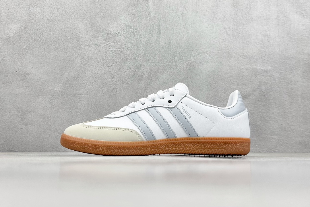 RS版 adidas originals Samba OG 白蓝  IE0877