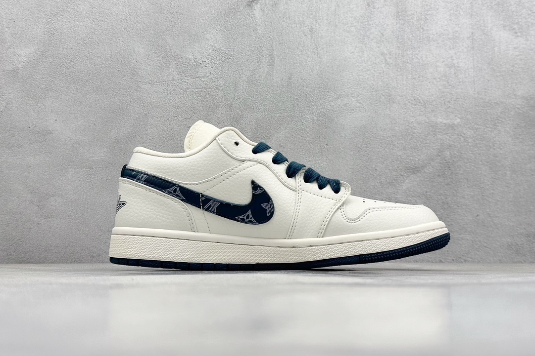 Air Jordan 1 Retro Low x Louis Vuitton 白蓝 WG8850-005