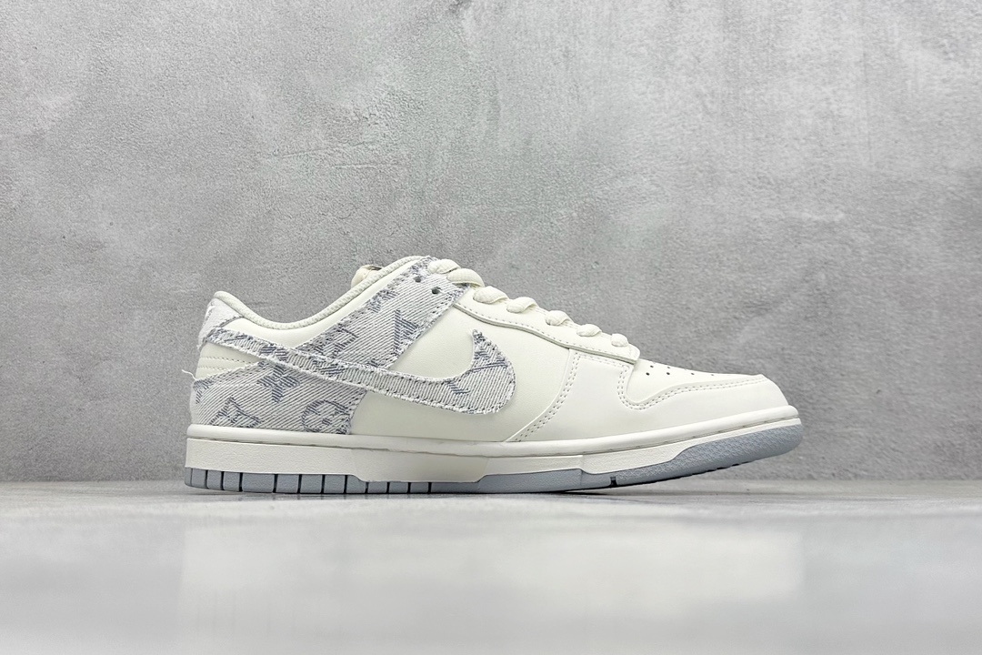 Nike SB Dunk Low x Louis Vuitton 白浅灰  DJ2024-010