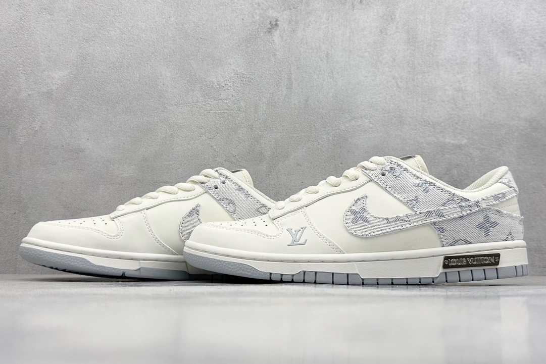 Nike SB Dunk Low x Louis Vuitton 白浅灰  DJ2024-010