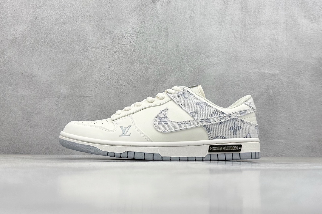 Nike SB Dunk Low x Louis Vuitton 白浅灰  DJ2024-010