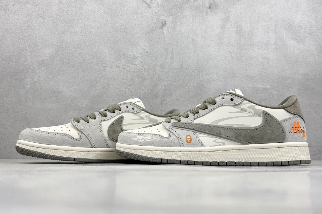 Travis Scott x Nike Air Jordan 1 Low 黑神话悟空 米浅棕 Air Jordan 1 Low 反转米浅棕倒钩  DM6688-610