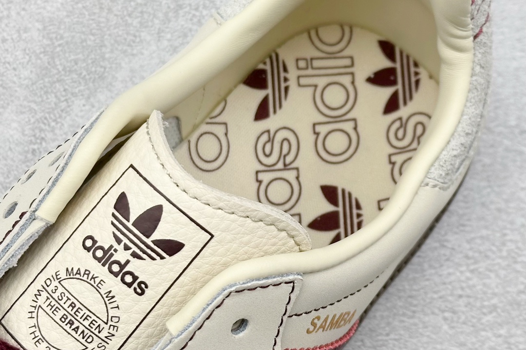 adidas originals Samba OG 米红 此款以简约大方的造型设计 IG1987