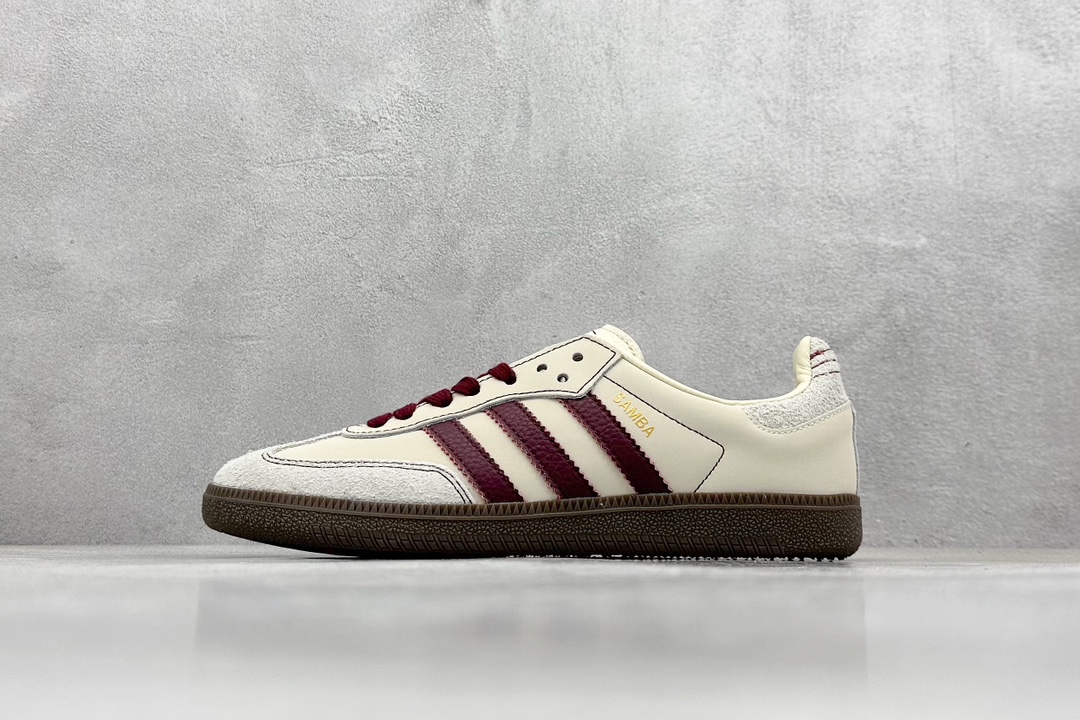 adidas originals Samba OG 米红 此款以简约大方的造型设计 IG1987