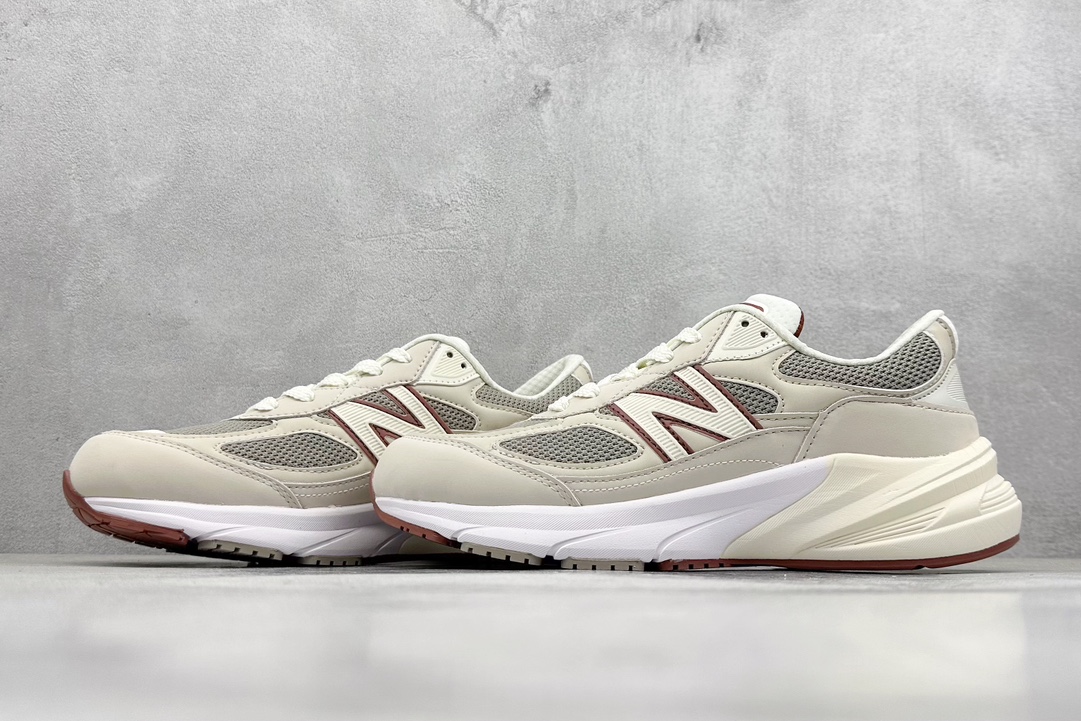 New Balance x Loro Piana NB990 V6系列 美产元祖灰色 复古休闲跑步鞋 U990LP6