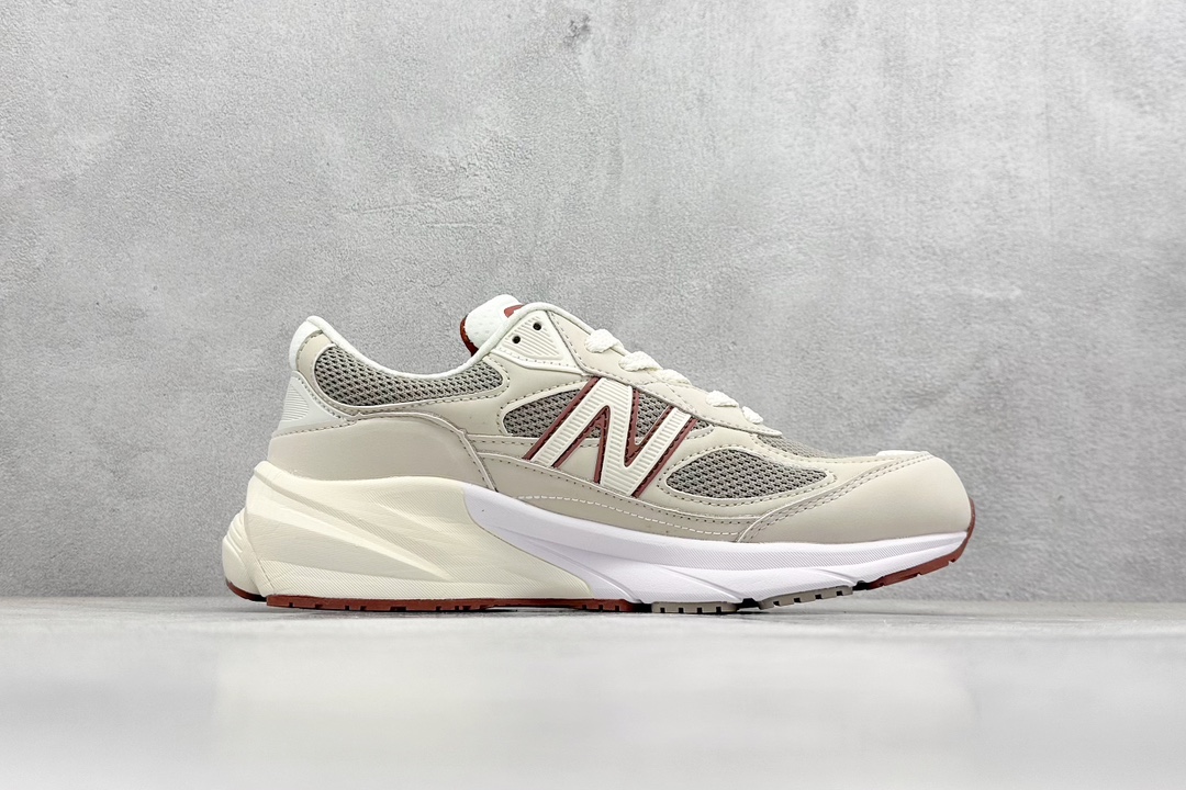 New Balance x Loro Piana NB990 V6系列 美产元祖灰色 复古休闲跑步鞋 U990LP6