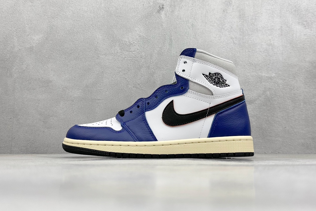 F版 Air Jordan 1 Retro High OG ”White Deep Royal Blue”白蓝 DZ5485-100