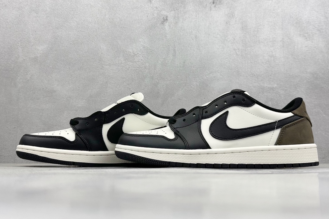 外贸A版 Jordan Air Jordan 1 Low OG ”Mocha” 黑白棕 CZ0790-102