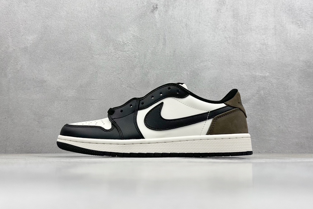 外贸A版 Jordan Air Jordan 1 Low OG ”Mocha” 黑白棕 CZ0790-102