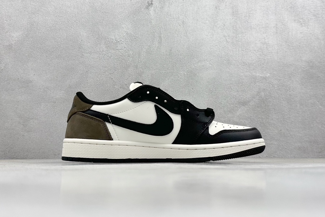 外贸A版 Jordan Air Jordan 1 Low OG ”Mocha” 黑白棕 CZ0790-102