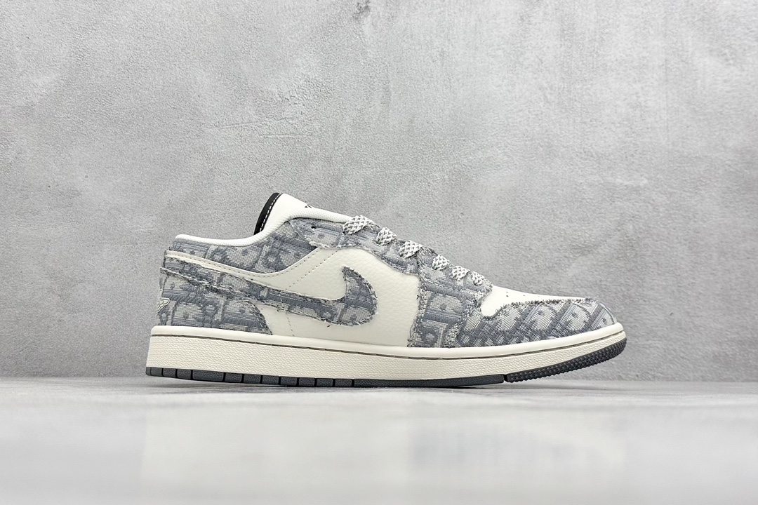 Air Jordan 1 Retro Low x Dior 白浅灰 SJ9950-037