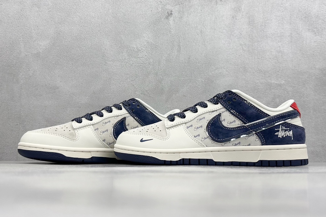 Nike SB Dunk Low x Stussy 白红蓝小钩满天星 XX2025-609