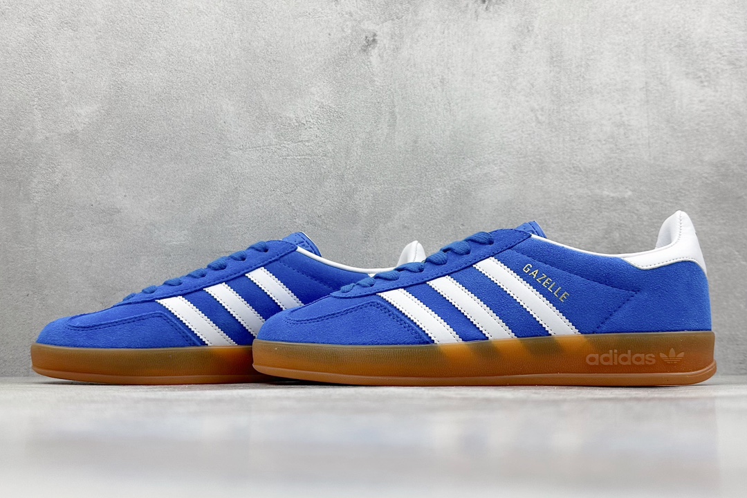 S2 adidas Originals Gazelle INdoor 三叶草休闲防滑耐磨低帮板鞋 JI2061