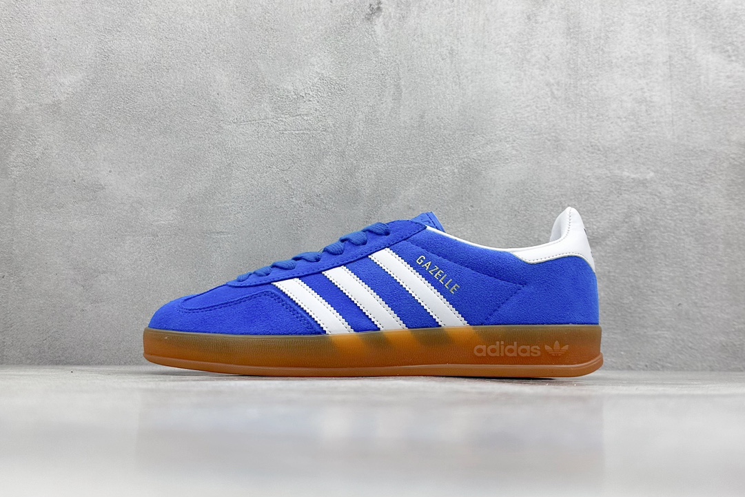 S2 adidas Originals Gazelle INdoor 三叶草休闲防滑耐磨低帮板鞋 JI2061