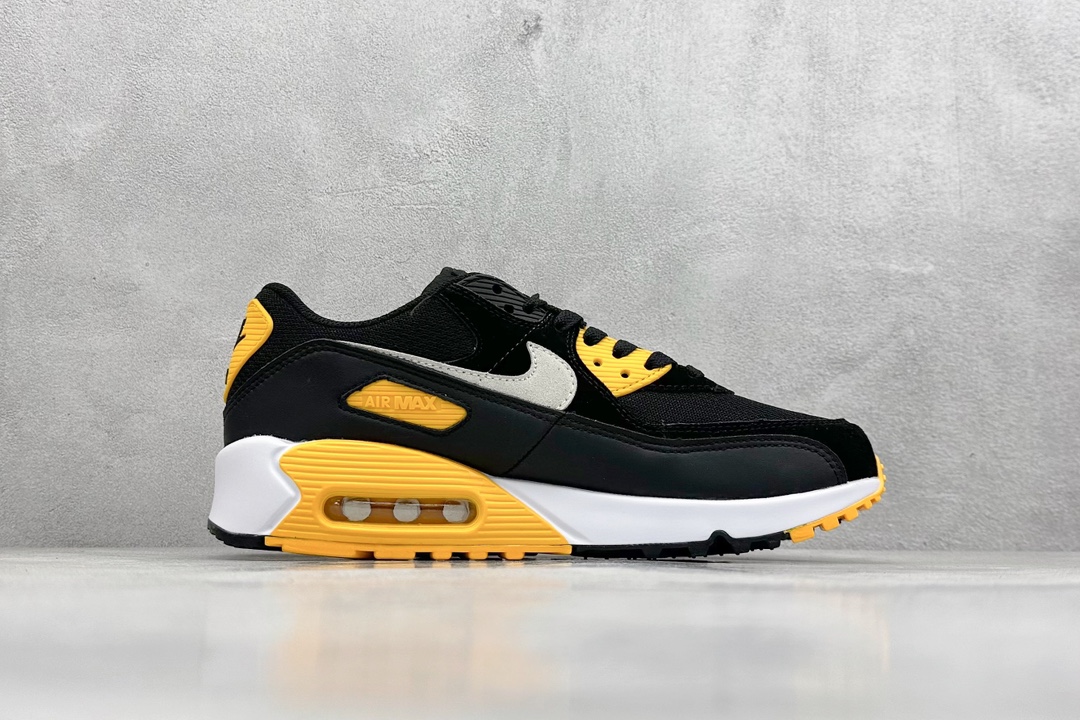 Nike Air Max 90 百搭运动气垫跑鞋 全新包边设计处的斑点 FN6958-003