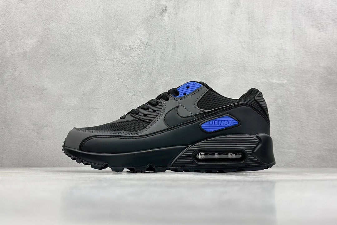 Nike Air Max 90 百搭运动气垫跑鞋 全新包边设计处的斑点由 DH4095-001