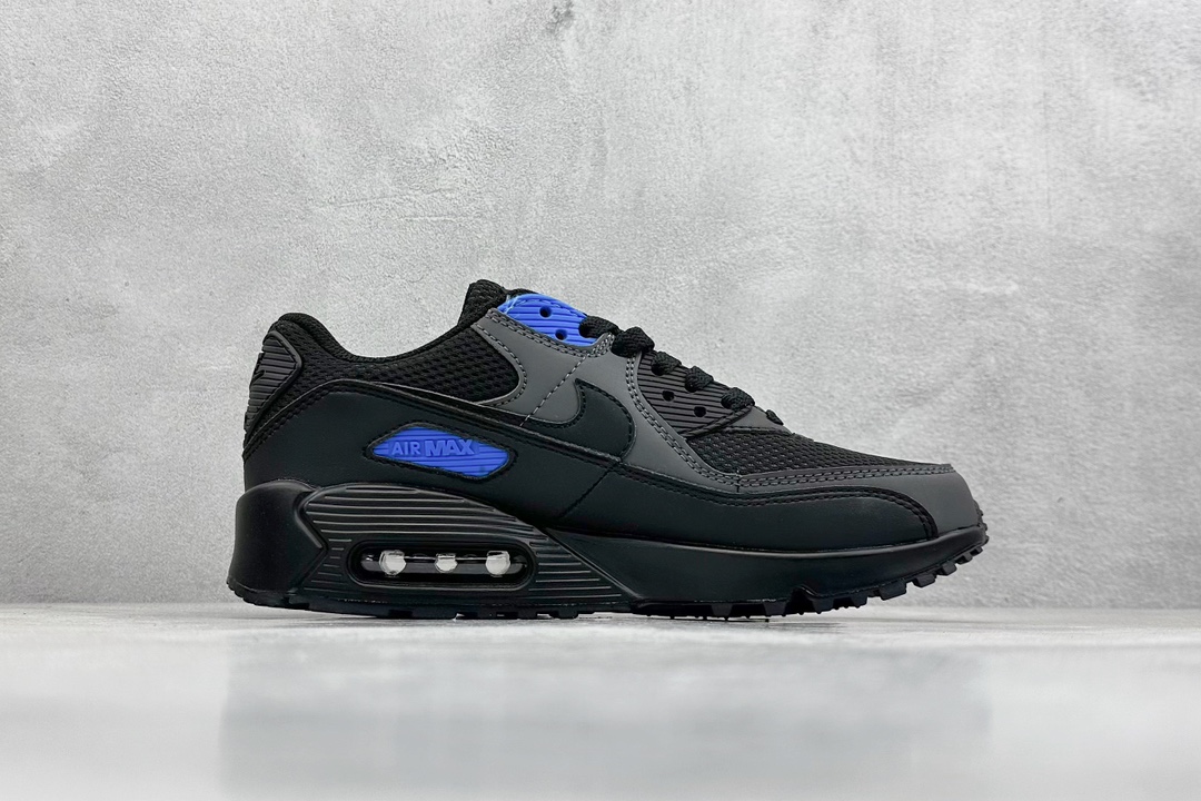 Nike Air Max 90 百搭运动气垫跑鞋 全新包边设计处的斑点由 DH4095-001