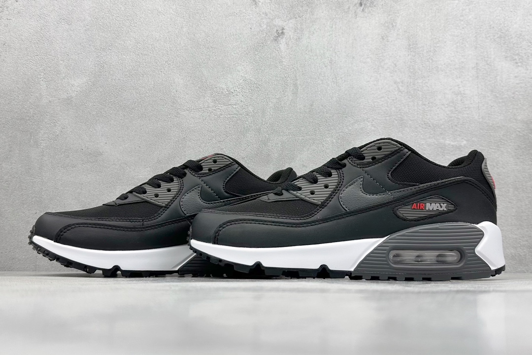 Nike Air Max 90 百搭运动气垫跑鞋 全新包边设计处的斑点由 DA1505-001