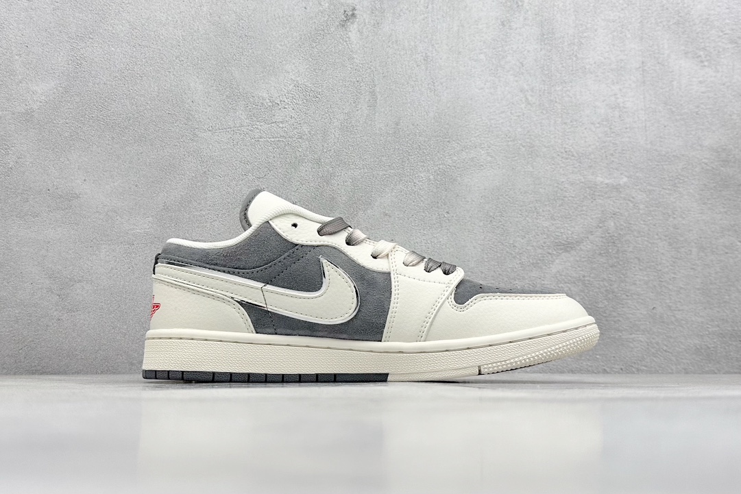 Air Jordan 1 Retro Low x The North Face 米灰红小钩 SJ9950-039