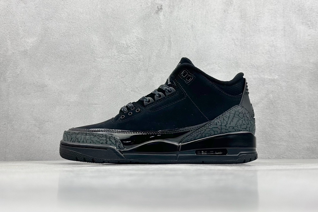 F版 Air Jordan AJ3 Retro 黑猫 CT8532-001