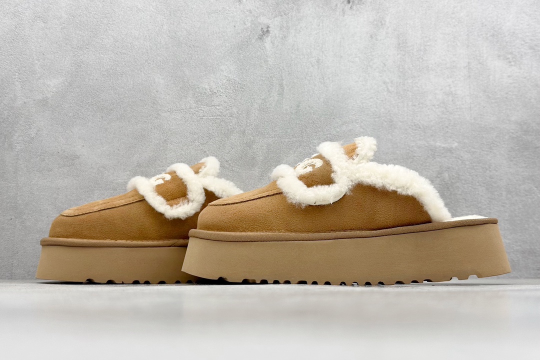 UGG 秋冬新款,美国轻奢品牌UGG W Classic Coquette Clog Slipper II 半拖鞋 OB938