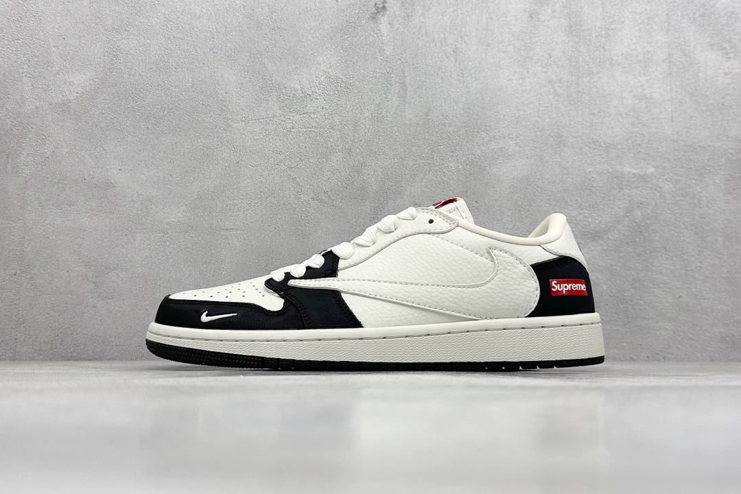 Fragment x Travis Scott x Supreme Air Jordan 1 Low 三方联名倒钩 JH6088-606