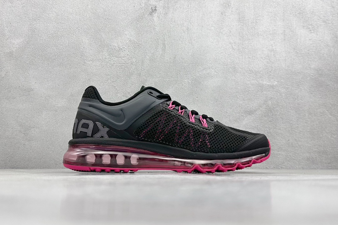 YH NIKE Air Max 2013 耐克复古透气网布 全掌气垫 缓震跑步鞋555753-001