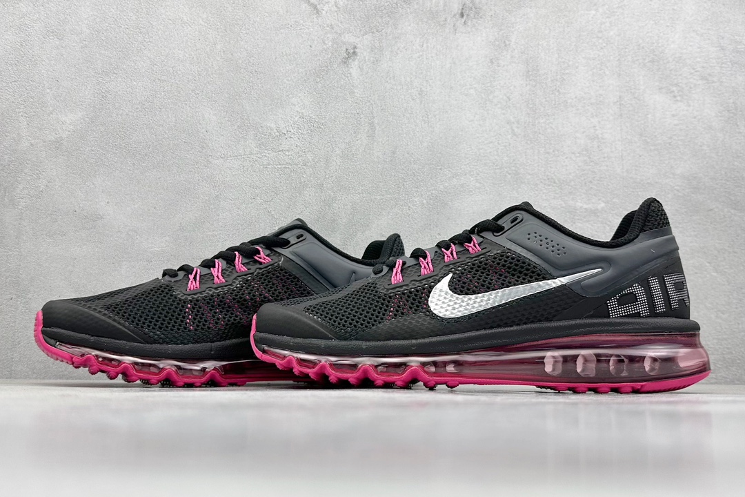 YH NIKE Air Max 2013 耐克复古透气网布 全掌气垫 缓震跑步鞋555753-001