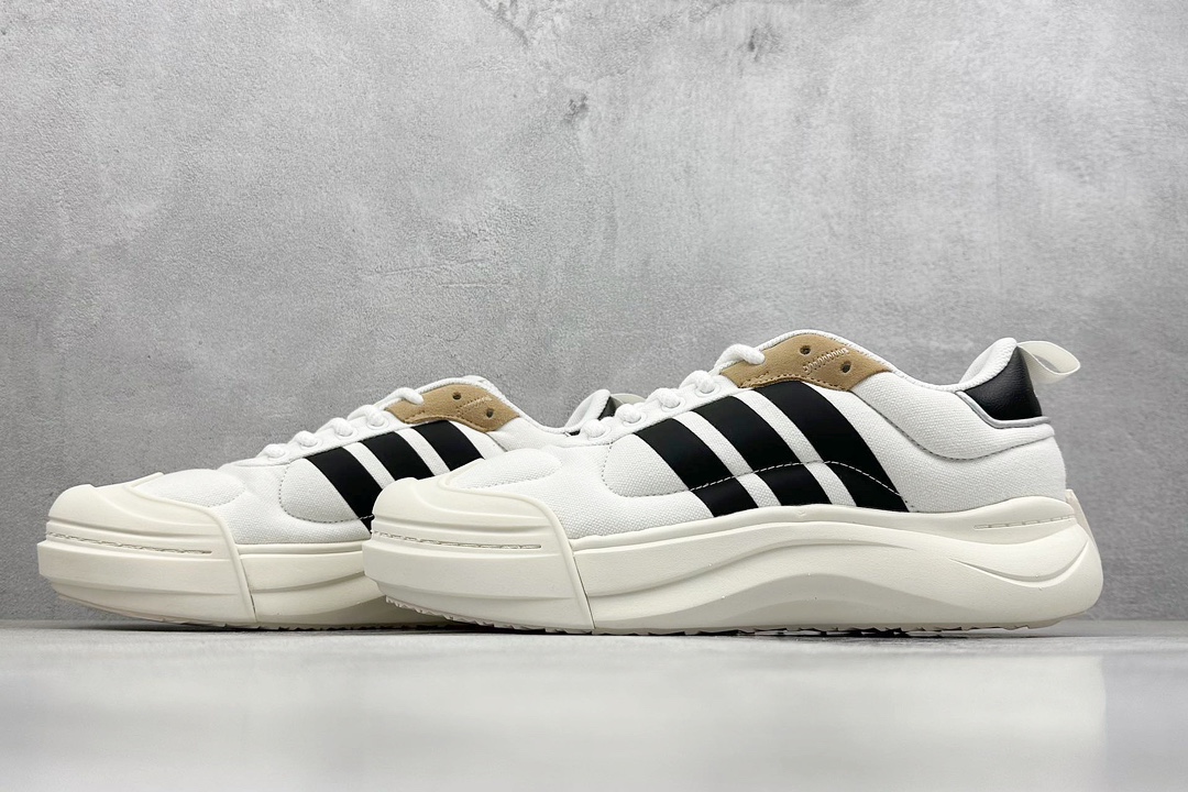 adidas MAXXCOURT SPW 圆头系带低帮大头鞋 IH6060