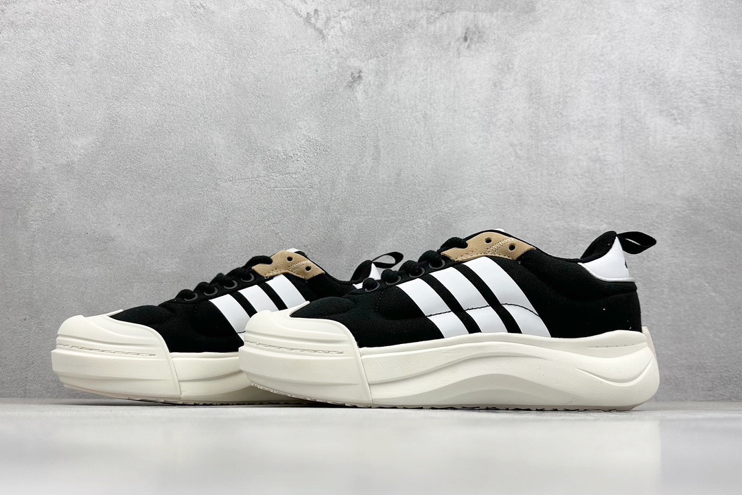 adidas MAXXCOURT SPW 圆头系带低帮大头鞋 IH6058