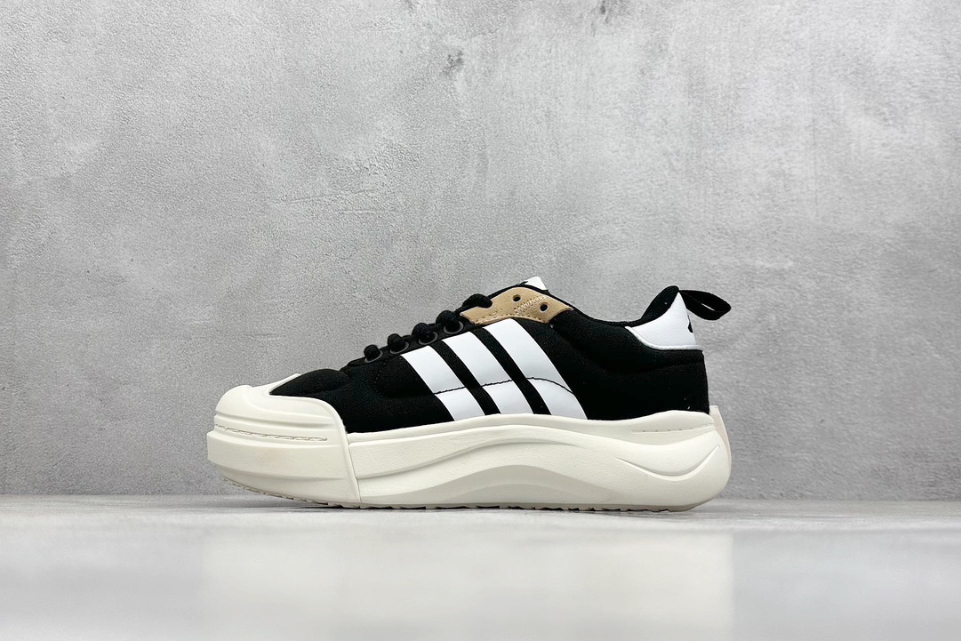 adidas MAXXCOURT SPW 圆头系带低帮大头鞋 IH6058