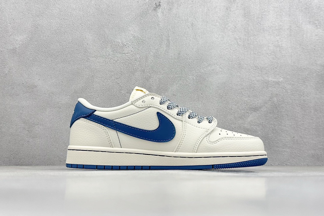 Travis Scott x Fragment Design x Air Jordan 1 Low OG SP AJ1 乔1 纪梵希联名-蓝采和 低帮文化休闲板鞋 CF3688-025